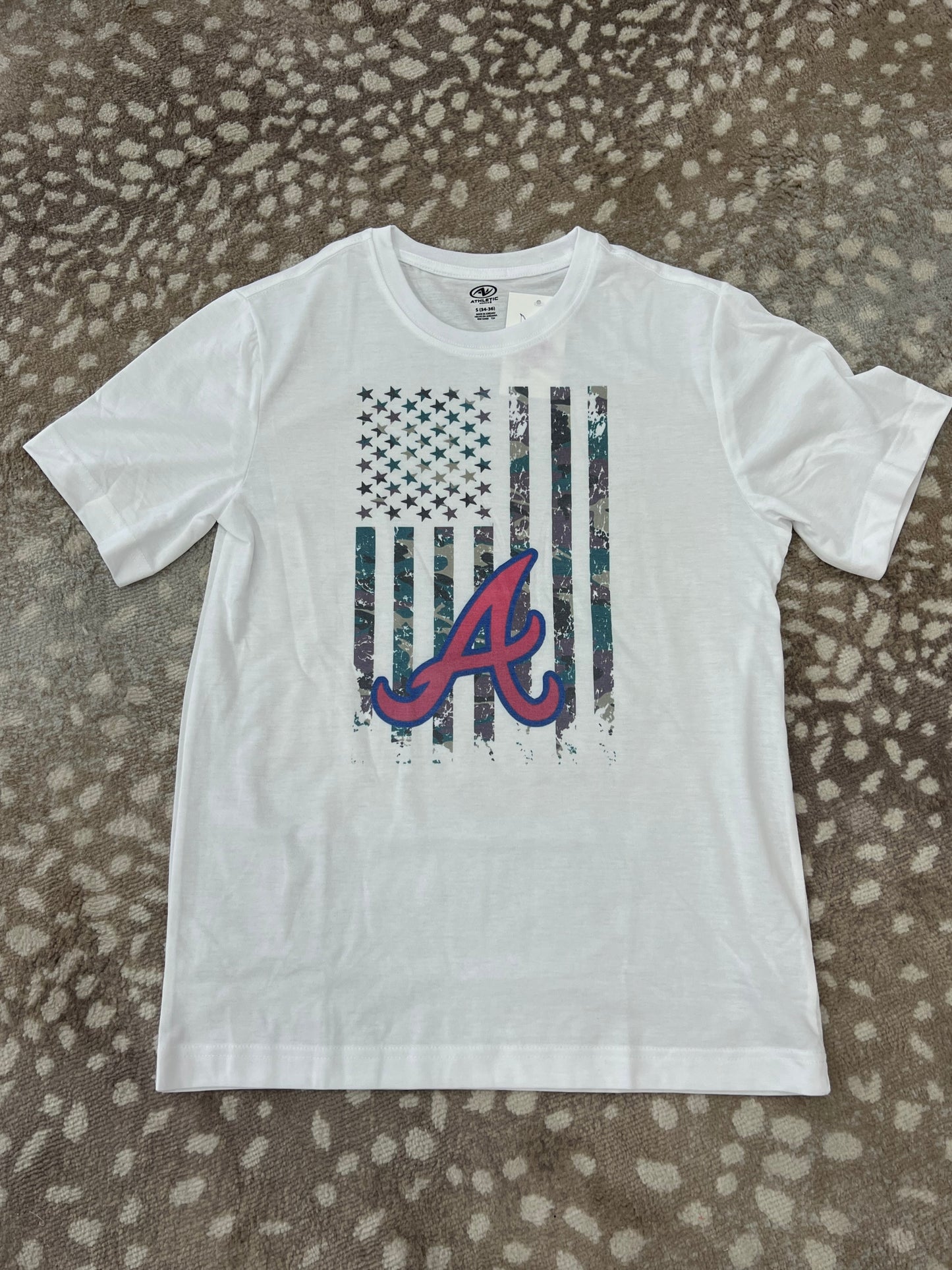 Braves Camo Flag Graphic Tee