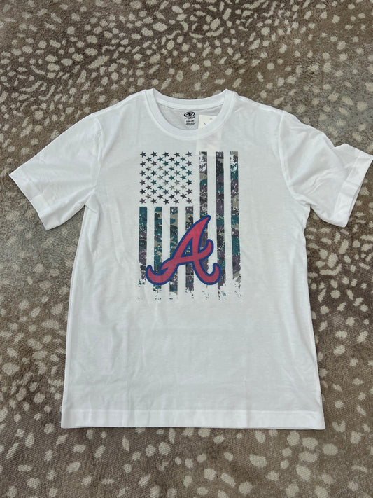 Braves Camo Flag Graphic Tee